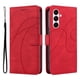 thumbnail image 1 of Funda tipo cartera con tapa para Samsung Galaxy A26 con tarjetero, soporte y cubierta magnética Rojo, 1 of 6