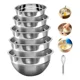 thumbnail image 1 of Set 5 Bowl Acero Inoxidable Reposteria Cocina Mezcladores, 1 of 10