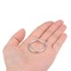 thumbnail image 3 of Uxcell 0.98'' Hebilla de Anillo en O Anillos en O para Hardware Bolsa Cinturón Artesanía Accesorios de Bricolaje Aleación de Zinc Tono Plateado 10 piezas, 3 of 3
