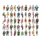 thumbnail image 5 of Figuras Pintadas de 50x1:87, Figuritas de Personas, Pose Sentada, Pintadas a Mano para Modelo de Tren, Diseño de Mesa de Arena, Decoración de Escritor, 5 of 5