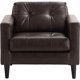 thumbnail image 1 of Sofa Retro 1 Cuerpo Poliuretano Chocolate, 1 of 6