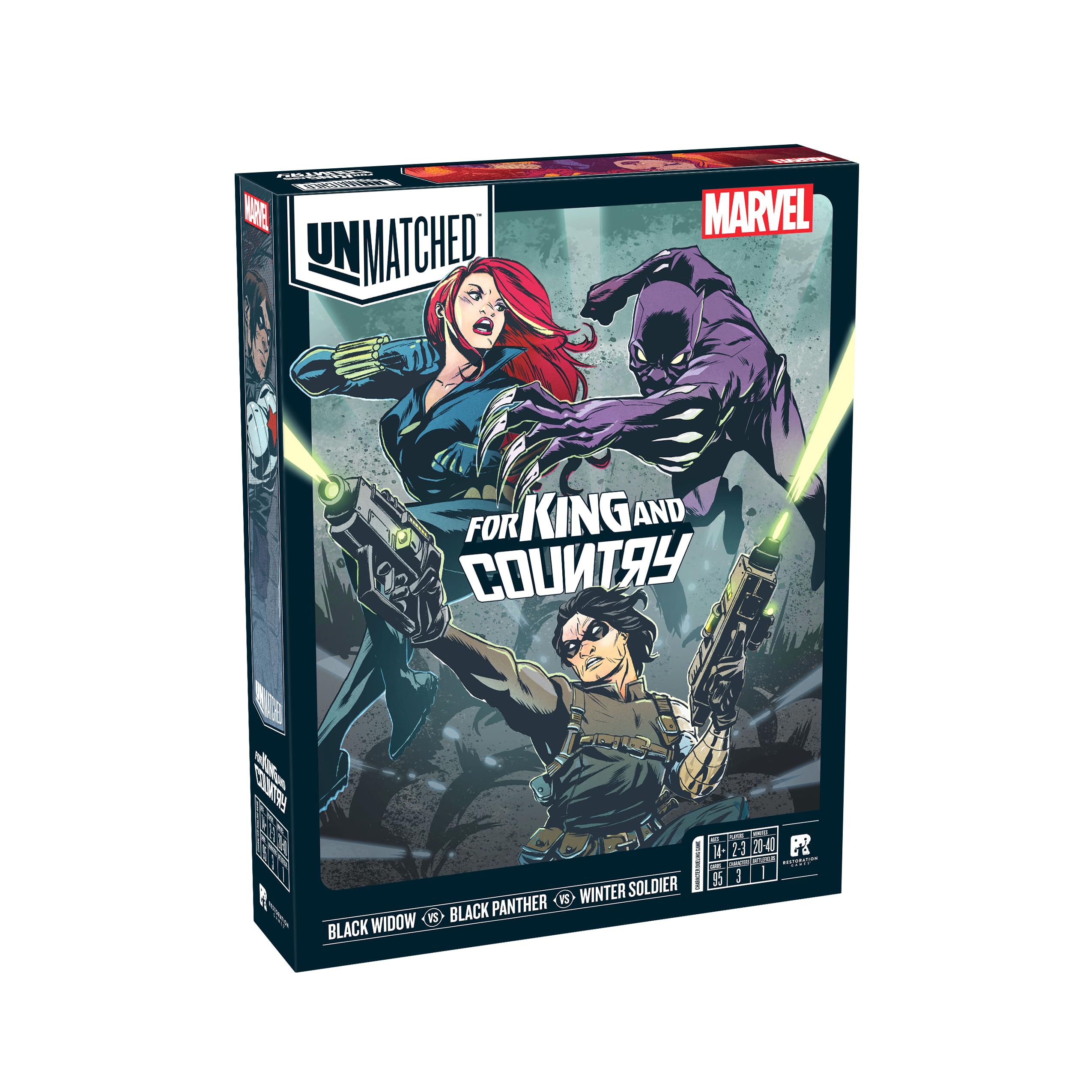 Juego De Mesa Restoration Games Unmatched Marvel For King & Country
