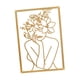 thumbnail image 3 of Escultura Pared Metal Cuerpo Femenino Aureato 30x43cm, 3 of 3