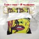thumbnail image 1 of 3pcs Carrie Printed Three Piece bedding Soft Duvet Cover And Two Pillowcases, 1 of 5