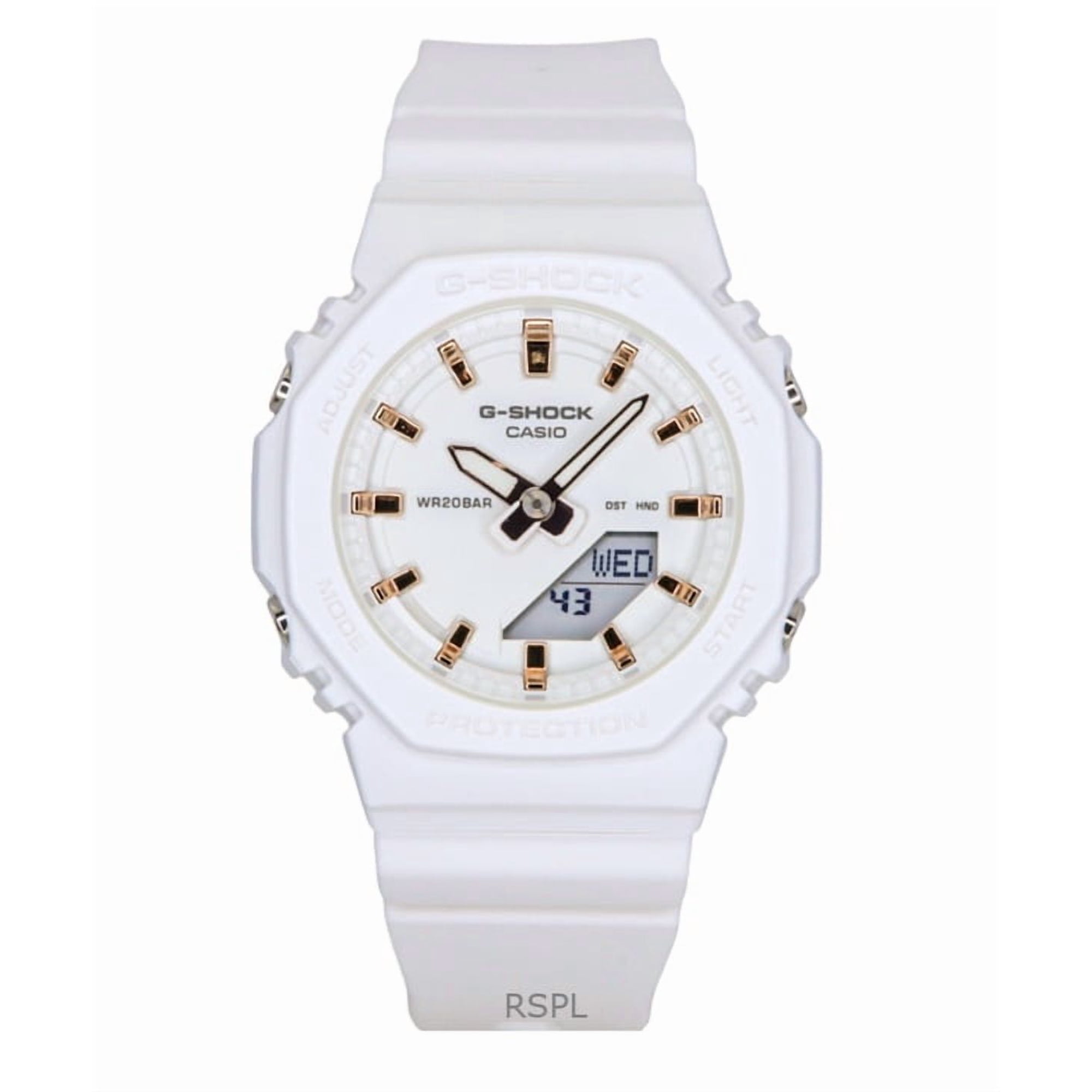Reloj Digital Casio G-shock Blanco Mujer