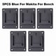 thumbnail image 1 of Soporte de Almacenamiento para Herramientas de 5 Pzas para Makita para Batería Li-ion Bosch18V Soporte de Ranuras para Máquina de Herramientas y Taladro (sin Batería), 1 of 7