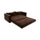 thumbnail image 3 of Sofa Cama Multifuncional Felpa Chocolate, 3 of 3