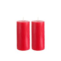 Genmérico - Pack Velones Rojos 10X5 Cm