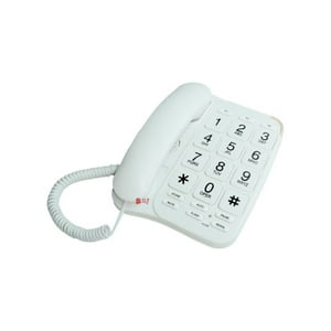 Dblue - Teléfono Fijo Notificación Llamada Luminoso Blanco - Ps