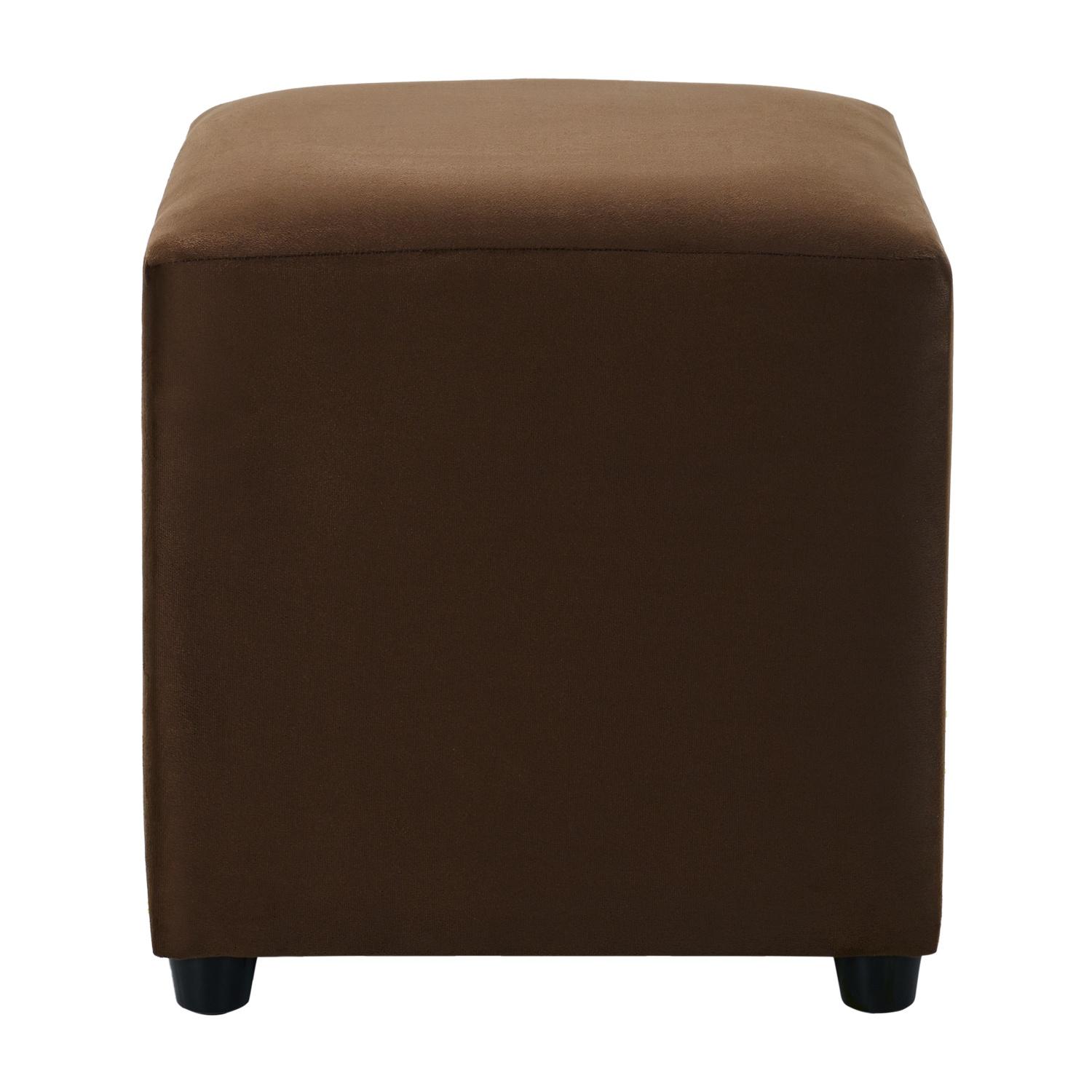 Bodevir - Pouf Cali 1C Felpa 30 Chocolate