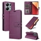 thumbnail image 1 of Premium Wallet Case for Xiaomi Redmi Note 13 Pro 4G with Card Slots & Kickstand, Flip Cover Purple, 1 of 6