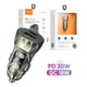 thumbnail image 2 of Adaptador Auto Cargador Carga Rápida 30w Tipoc 18w Usb 12-24 Gris cc531, 2 of 3