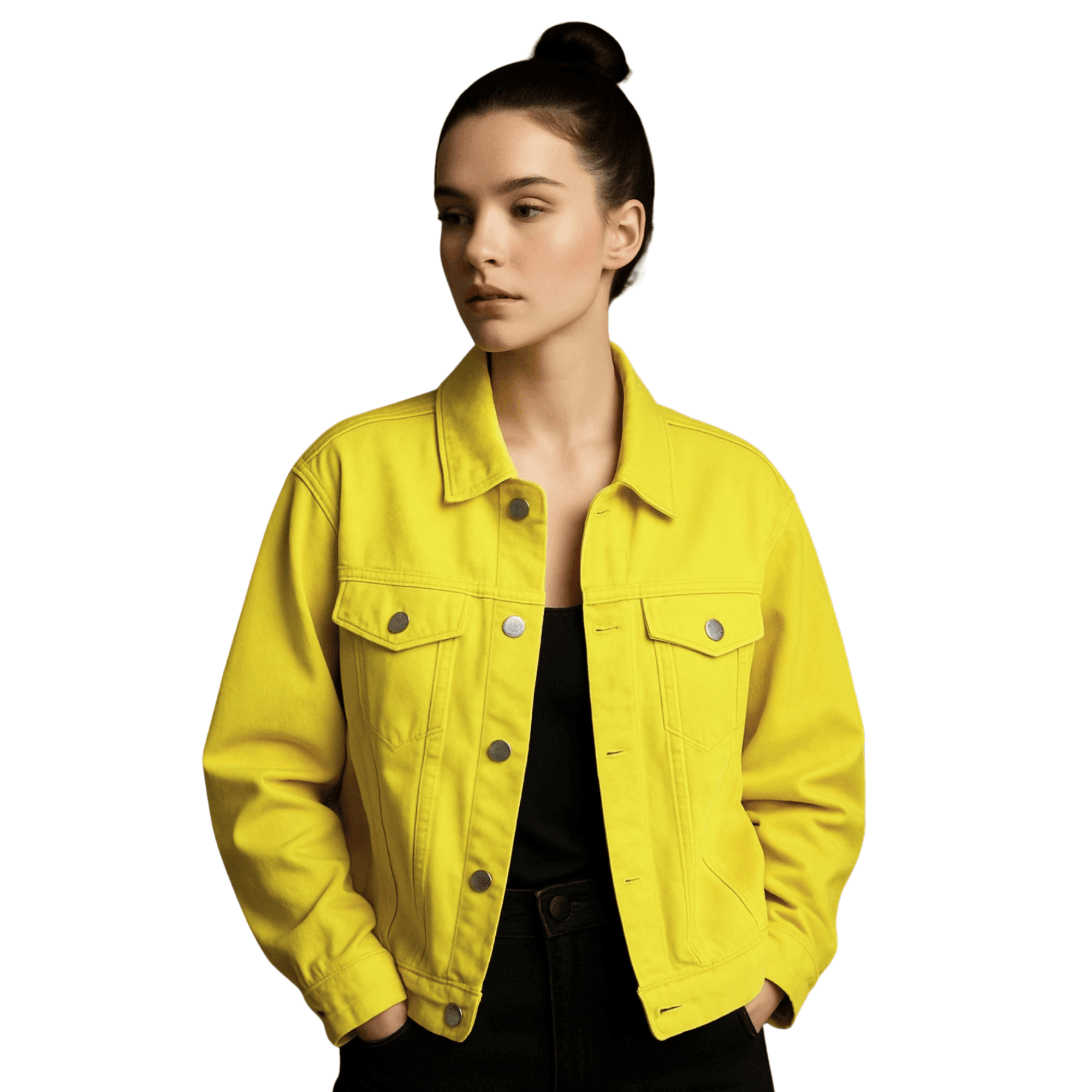 Djoe - Chaqueta Oversize Denim Mujer Rumania