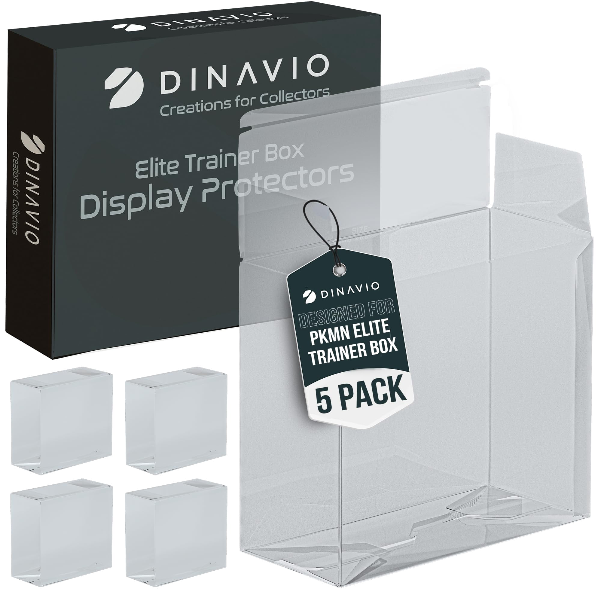 Funda Protectora Etb De Plástico Pet Dinavio Crafthouse, Paquete De 5