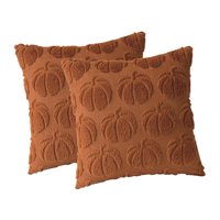 Bothyi - 2 Fundas De Almohada De Calabaza Para Hotel, 45 X 45 Cm, Decorativas Para Cama Otoñal.