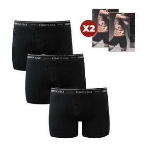 Kenneth Cole - Pack 6 Boxer Talla Xl Negro