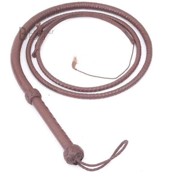 Látigo Bullwhip LB'S WHIP de Cuero de Vaca 8 pies 8 Trenzas