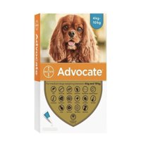Bayer - Antiparasitarios Advocate Para Perros De 4 A 10 Kg.