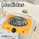 thumbnail image 3 of Cocina Electrica Portatil 1 Plato 1000W de  Potencia Naranja, 3 of 8