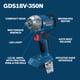 thumbnail image 2 of Llave de impacto Bosch GDS18V-350N 18V sin escobillas ½ pulg., 2 of 7