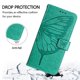thumbnail image 3 of Funda Cartera Mariposa Para Samsung Galaxy S26 Pro Con Soporte Y Ranuras Para Tarjetas Verde, 3 of 6