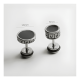 thumbnail image 3 of Aros Acero Inox Hombre Mujer Borde Romano Piercing 8mm 10mm, 3 of 3