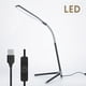 thumbnail image 3 of 1pc LED Swing Arm Desk Lamp With Detachable Bracket, Flexible Gooseneck Task Lamp, Eye-Caring Architect Desk Light, USB Power Cord With Switch, Function Desk Lamps For Home Office(Black/white), 3 of 3