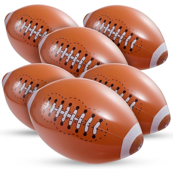 Pelotas Inflables de Fútbol KiddieLoot, 6 Unidades, 16 Pulgadas