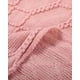 thumbnail image 3 of Mantas para sofas camas u oficinas con Flecos 127x152 cm Rosado, 3 of 4