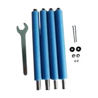 Ioensy - 4 Uds Postes De Trampolín Postes De Repuesto De Trampolín Postes De Acero Universales 1,76 M