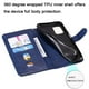 thumbnail image 3 of Funda con Cremallera para OPPO A52/A72/A92, Carcasa Cartera de Cuero PU con Soporte y Tarjetero, 3 of 6