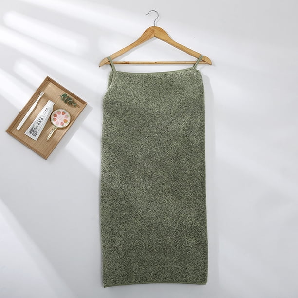 1pc Antibacterial Coral Velvet Bath Dress for Women - Water Absorbing Pool Towel with Bamboo Charcoal Fiber - Versatile and Wearable Bath Skirt - 55x29.5in - Perfect Bathroom Accessory