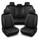 thumbnail image 1 of Funda Cubre Asiento Ecocuero – Set 5 Asientos Luxury OKAERI negro, 1 of 10