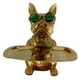 thumbnail image 2 of Estatua De Resina Para Perros, Bandeja Para Llaves, Cuenco Para Llaves Para Teléfono, Almacenamiento De Monedas, Dorado, 2 of 5