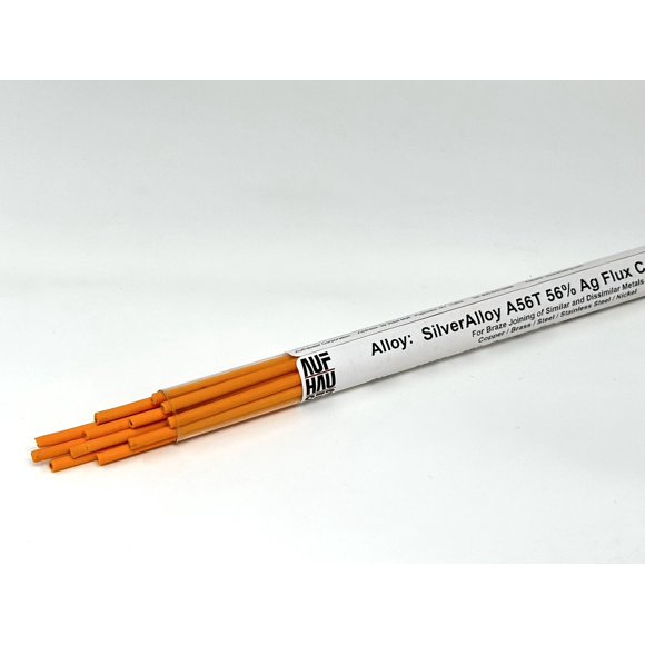 Varillas de soldadura Aufhauser 1/16" x 46 cm 56 % de plata (12 varillas)