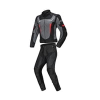 Ioensy - Chaqueta De Moto Impermeable Pantalones Traje Moto Biker Chaqueta De Equitación Negro M
