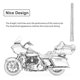 thumbnail image 4 of Antena de moto de repuesto BA-BOLING de 7 pulgadas para Harley D, 4 of 9