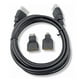 thumbnail image 1 of Cable Hdmi 3 En 1, Con Adaptadores Mini Hdmi Y Micro Hdmi, 1 of 3