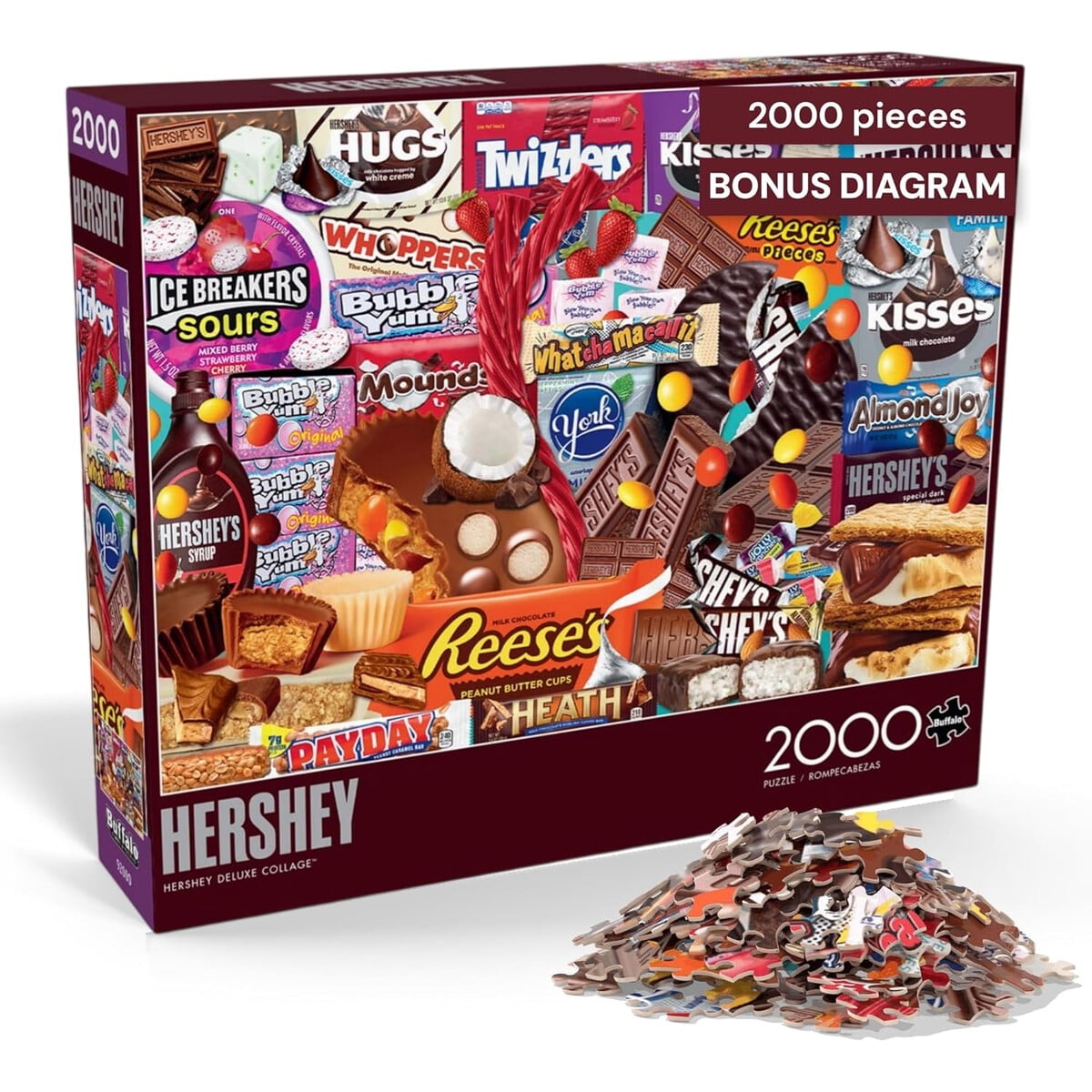 Puzzle 2000 Piezas Buffalo Games Hershey Collage