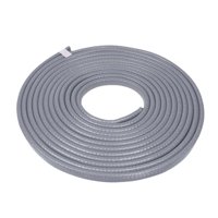 Magideal - Protector De Borde De Puerta De Coche, Moldura Embellecedora, Accesorios De Carrocería, Decoración De Estilo, Protección De Sellado, Tira Anticolisión Gris