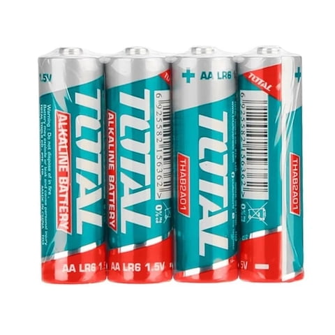 Total Tools - Pilas Aa 1.5V Alcalina 4 Unidades Total Thab2A01