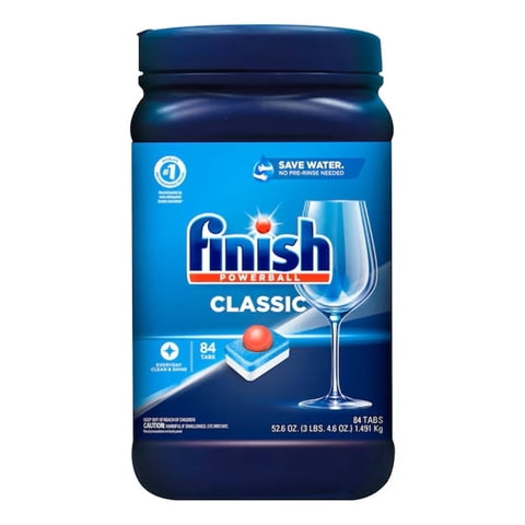 Finish - Detergente Para Lavavajillas Classic Powerball 84