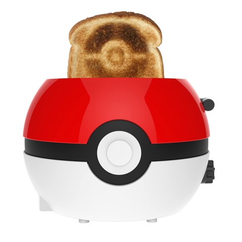 Toaster Uncanny Brands Pokémon Pokeball De 2 Ranuras Sin Bpa