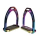 thumbnail image 1 of 2 Piezas De Estribos Para Silla De Montar, Sólidos Y Brillantes, Suministros Ecuestres Para Entrenamiento De Adultos, Multicolor, 1 of 5