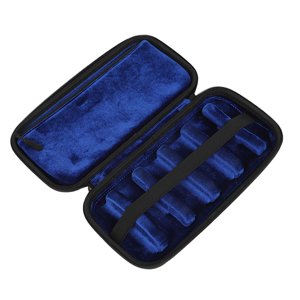 Magideal - Estuche Para Boquilla Para Saxofón Liviano Resistente A La Abrasión Con Correa De Muñeca Extraíble Con Bolsa De Franela Bolsa Para Cañas Para Saxofón