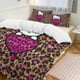 thumbnail image 1 of Pink Gold Leopard Hello Kitty Comforter Set Soft 3 Pcs Twin Bedding Sets Thicken for All Season, 1 of 5