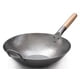 thumbnail image 1 of Wok Craft Wok, plano, martillado a mano, de acero al carbono, 36 cm, 1 of 6