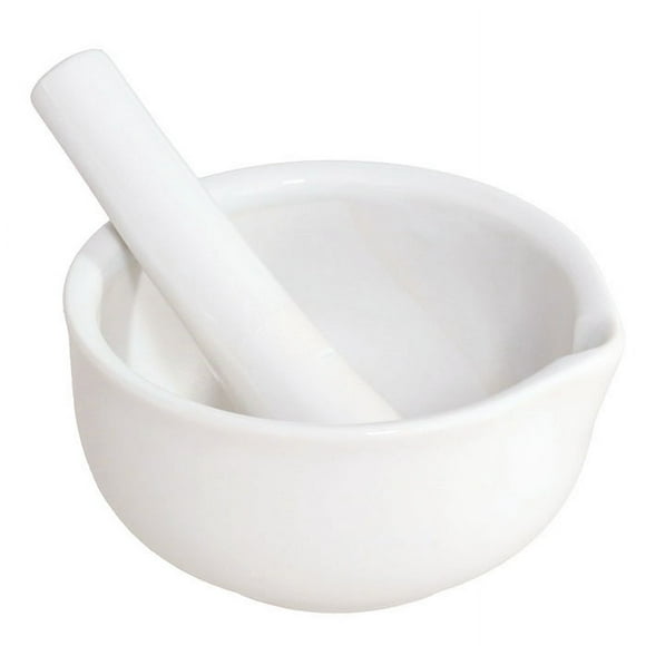 Mortero de porcelana
