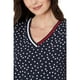 thumbnail image 2 of Camiseta Tommy Hilfiger de manga corta con cuello en V y lunares para mujer, 2 of 2