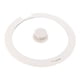 thumbnail image 1 of Tapa De Olla, Cubierta De Vidrio, Pieza De Utensilios De Cocina, Cubierta De Sartén Para Sartenes, Ollas, Wok, Blanco S, 1 of 5